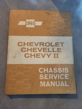 Original 1965 Chevrolet Car Chassis Service Manual Genuine GM picture
