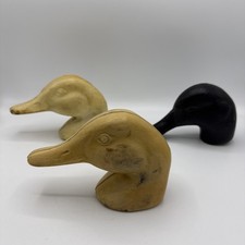 Vintage Duck Decoy Heads Lot Of 3 picture