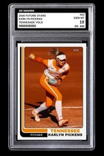 2026 Karlyn Pickens Future Stars Rookie Card #23 Tennessee Vols  /999 Graded 10 picture