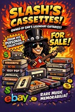 THREE (3) KIX CASSETTE TAPES - OWNED by SLASH of GUNS N ROSES 🎸🎩 picture