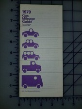 1979 January EPA Fuel Economy Guide Brochure  picture