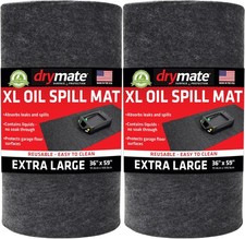 Oil Spill Mats 36 x 59 in 2-Pack Absorbent Reusable Waterproof Garage Floor picture