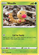 WEEDLE 002/073 LP POKEMON MORII C NHLP0002-21 picture