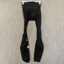 Castelli Cycling Tight Women 9 Black Biking Kiss Padded Training Tight Ankle Zip picture