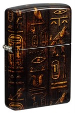 Zippo 0596, Egyptian Hieroglyphics 540 Fusion Design, 2-Sided Lighter picture