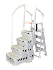 Innovaplas Biltmor Above Ground In-Pool Ladder Step Entry System w/ Deck Mounts picture