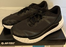 NIB Hi-Tec Women's Black/White/Iridescent Trail Shoe Size 10 picture