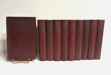 Antique 1918 Junior Classics Complete 10 Vol Set Gilt Top Edge Collier Books ~VG picture