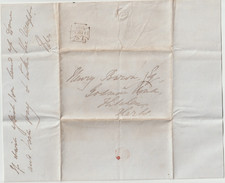 1839 DEC 14 DEC LONDON L S 'M/X' DATESTAMP TO HENRY BARON HITCHIN IN 4d POST E/L picture