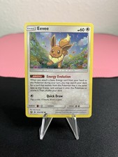 SWIRL* Eevee 101a/149 Pokemon Sun & Moon Base Alt Art Cosmo Holo Promo - NM-/LP+ picture