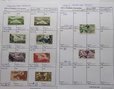 APC W5953 Italian colonies most used about $200 scv on circuit sheets picture