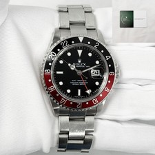 2008 Rolex GMT-Master II Coke 16710 40MM Black Steel Service Card Z-Serial picture
