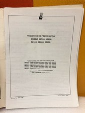 HP 5950-1766 DC Power Supply 6259B, 6260B, 6261B, 6268B, 6269B Op/Service Manual picture