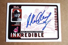 1999 UPPER DECK RETRO Manny Ramirez INKREDIBLE AUTOGRAPH MR picture