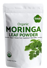 Moringa Leaf Powder,  Certified Organic, Raw Super food,  4,8,16 oz, Ships free picture