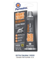 34328 PERMATEX THE RIGHT STUFF GREY 90 MINUTES GASKET MAKER 3 OZ picture