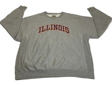Vintage University of Illinois Sweater  Mens XXL Steve & Barry’s Heavy Cotton picture