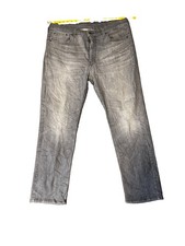 Levi’s 514 Straight Fit Jeans Men’s 36x30 Gray Faded Wash Stretch Denim picture