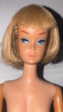 Vintage 1960's Ash Blonde Low Color Long Hair American Girl Barbie Doll picture