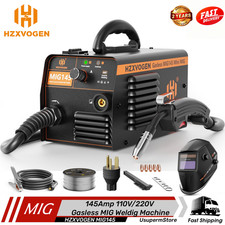110V/220V Mini MIG Welder MIG Welding Machine Gasless Flux Core Weld Iron 145A picture