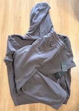 Fabletics Go-To Sweatpants and Hoodie Set - Mens Large (Both) - Taupe Slate picture