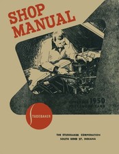 1950 Studebaker All Models Factory Shop Service Manual picture