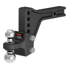 CURT 45935 Adjustable Trailer Hitch Ball Mount w/ Dual Ball, 2