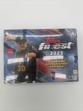 2025 Topps Finest Baseball Sealed Hobby Box (2 Chrome Autographs) picture
