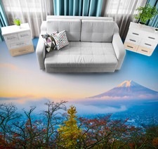 3D Mountain Trees SKE1777 Floor WallPaper Print Decal Epoxy Floor Deco Kay picture