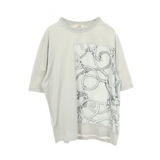 HERMES L'Instruction du Roy Short sleeve T-shirt #XL H557900HA cotton Gray Used picture