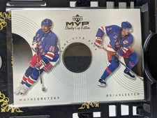 1999 Upper Deck Stanley Cup Wayne Gretzky Brian Leetch #GC-GL Great Combinations picture