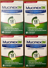 Mucinex DM 12HR Max Strength Cough & Expect. 14/ct *LOT OF 4* EXP: 08/2027 picture