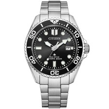 Citizen BN0261-51E Promaster Marine Eco-Drive 200m Steel Black Men Watch NEW picture
