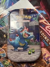 Pokémon TCG Lumiose City Mini Tin (Feraligatr & Budew) SEALED picture