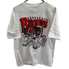 vintage cleveland browns dog pound single stitch t shirt AN50436 picture