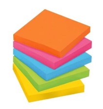 Genuine 3M Post-It Brand Notes 3x3 inch 100 Sheet Pad Choose from 6 colors picture