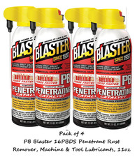 PB Blaster 16PBDS Penetrant Rust Remover, Machine & Tool Lubricants, 11oz (4 Pk) picture