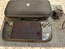 Valve Steam Deck 256GB. LCD (tested) with original case/with 512 gb as card picture