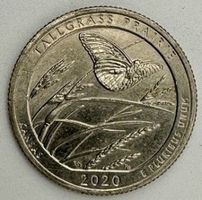 2020-W Tallgrass Prairie Washington Quarter Privy V75 circulated  picture