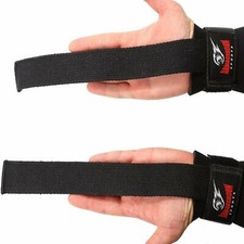 Armageddon Sports Premium Padded Wrist Straps for Weight Lifting-PAIR picture