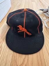Baltimore Orioles Hat Ebbets Field Flannels Vintage Wool 7 1/8 1939 Rare picture