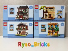 LEGO Houses of the World Complete Collection 40583, 40590, 40594, 40599 NEW & picture