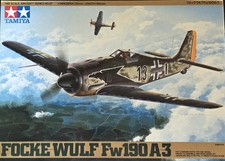 Tamiya 1:48 Focke-Wulf Fw 190A-3 Plastic Airplane Kit 61037 picture