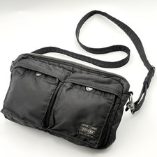 YOSHIDA PORTER TANKER SHOULDER BAG 622-68809 / 622-78809 Black Used Japan picture