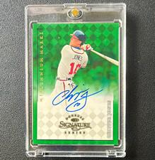 Donruss 1998 Signature Series Chipper Jones Millennium Marks Auto /1000 #0333 picture