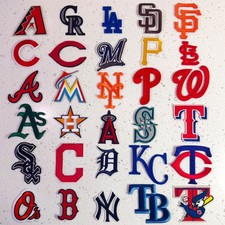 All MLB Team Logos Iron On Patches Wholesale Patches Pack 2”-3” Lot of 30 picture