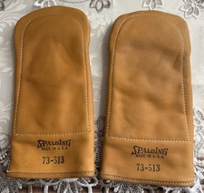 Vintage 1970’s Spalding Leather Boxing Speed Bag Gloves New old stock Near mint picture
