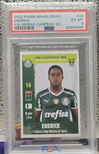 2022 Panini Brasileirao Endrick RC #34 PSA 6 Palmeiras BRAZIL WC 🔥 1st Rookie picture