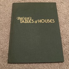 Vintage Dalton's Tables of Houses - 1975 picture