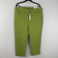 Chicos So Slimming Brigitte Cropped Pants Size 3 US 16 XL Pull On Stretch picture